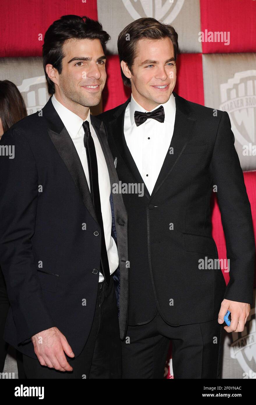Zachary Quinto and Chris Pine. 11 January 2009, California. The 66th Golden  Globe Awards - In Style Warner Brothers Party held at The Beverly Hilton  Hotel. Photo Credit: Giulio Marcocchi/Sipa Press./InStyleG gm.186/0901122155