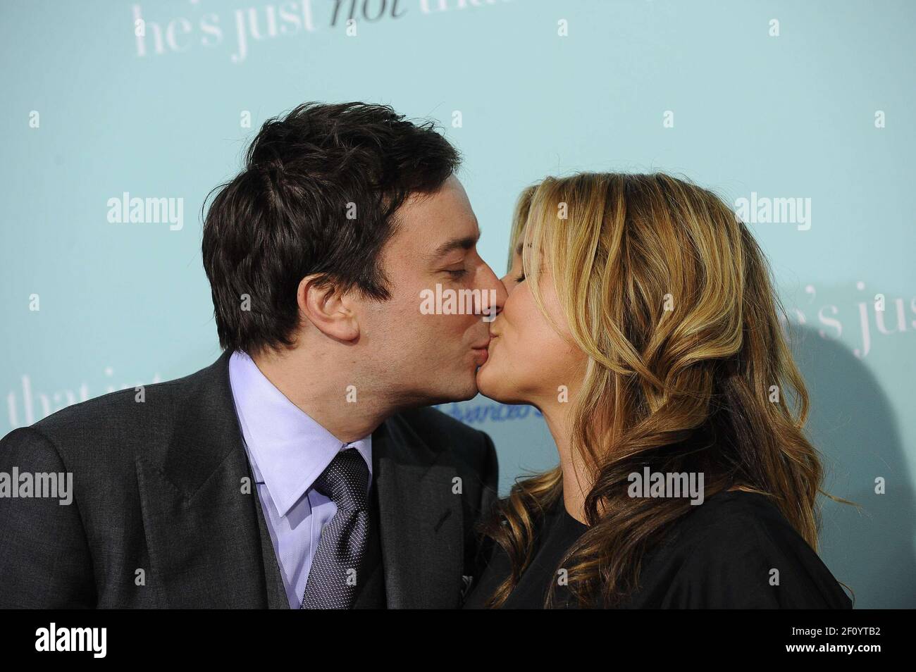 Jimmy Fallon and producer Nancy Juvonen. 2 February 2009, Hollywood, CA.  Premiere Of Warner Bros. \, image size:1300x954