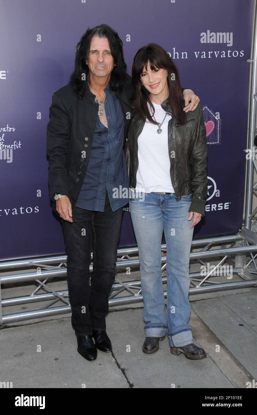 Alice Cooper and wife Sheryl Cooper. 8 March, 2009, Los Angeles, CA. Bring  Your Heart To Our House John Varvatos Partners With Converse For The 7th  Annual Stuart House Benefit at the