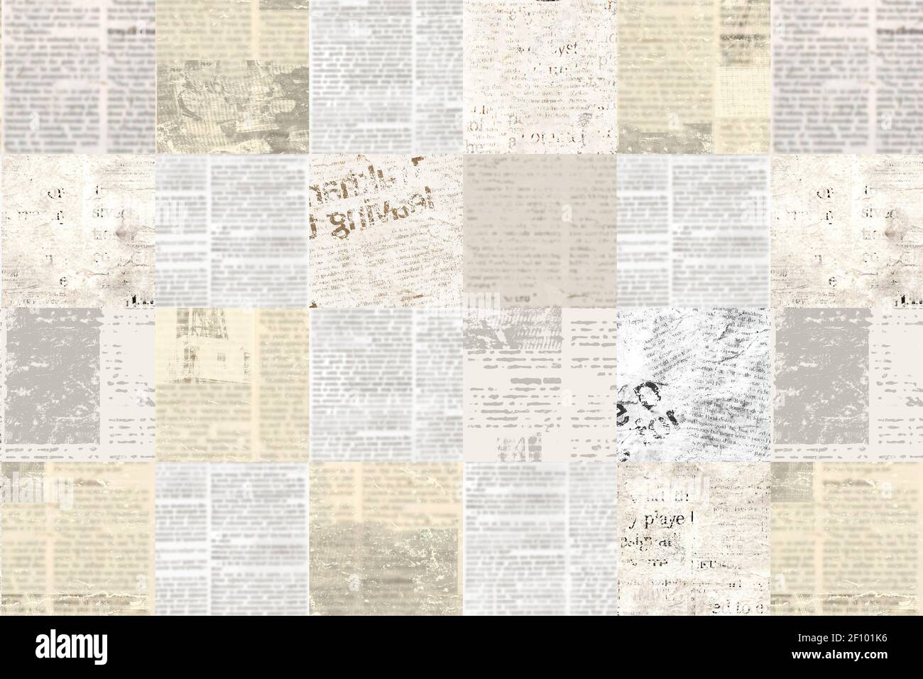Newspaper Paper Grunge Aged Newsprint Pattern Background Vintage Old Newspapers Template Texture Unreadable News Horizontal Page With Place For Text Stock Photo Alamy