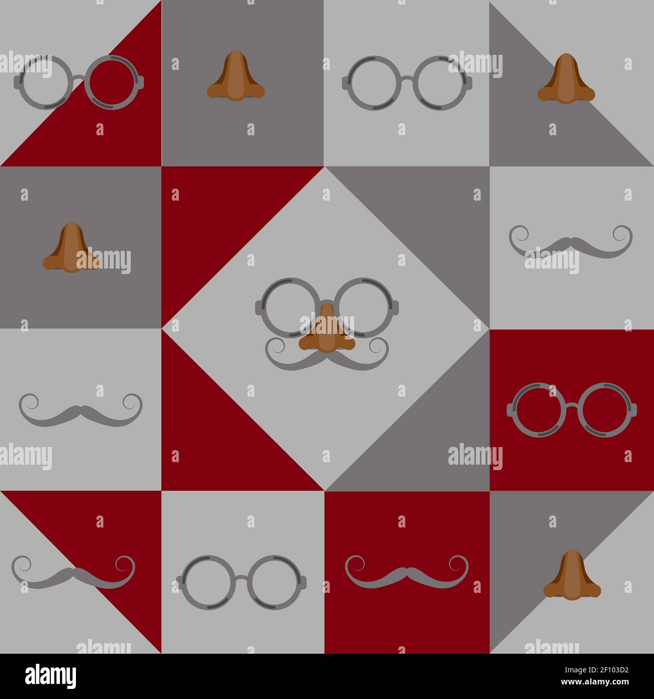 Graphic patchwork consisting of simple geometric shapes, patterns ...