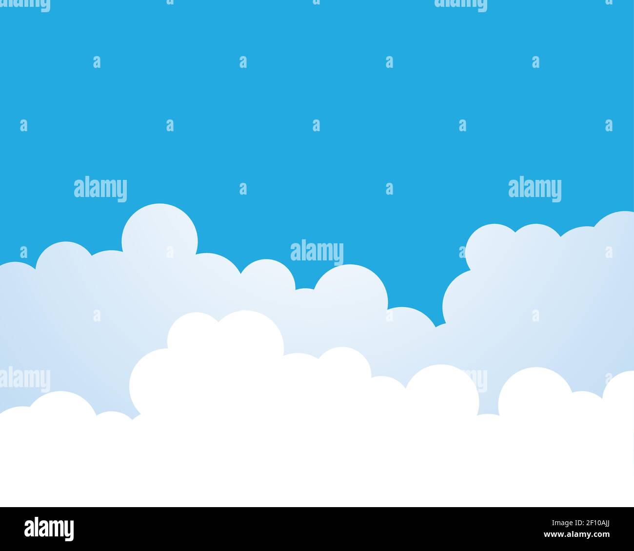 Blue sky with cloud vector icon illustration design Stock Vector Image ...