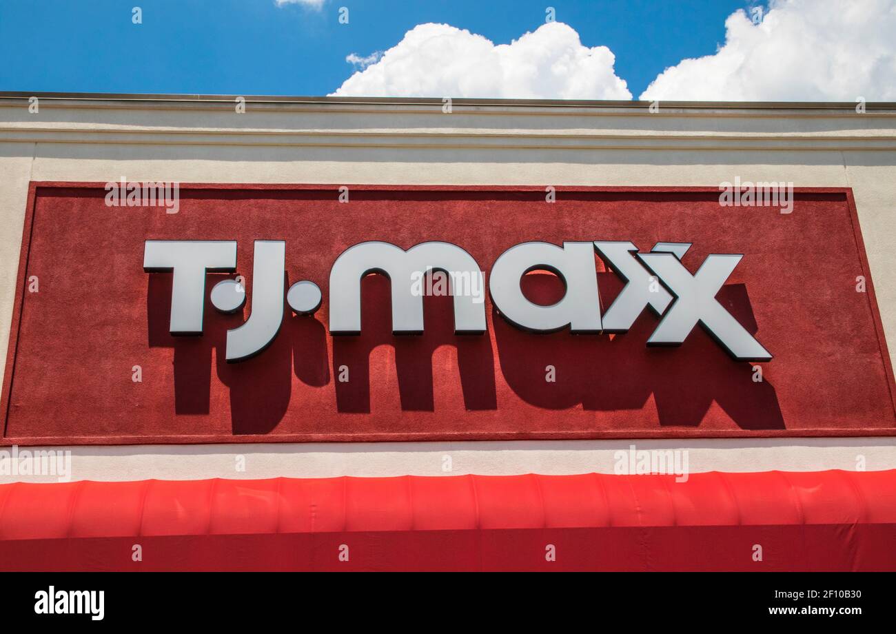 Loganville, Ga / USA 07 20 20 T.J. maxx retail store view the