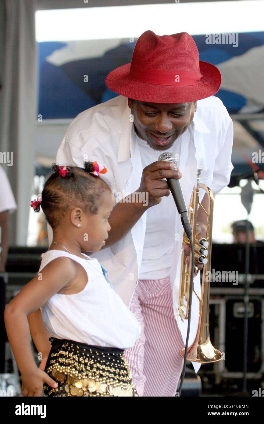 May 01 2009. New Orleans, Louisiana. The 40th New Orleans Jazz and Heritage Festival. Kaylin