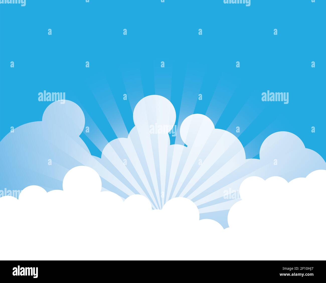 Blue sky with cloud vector icon illustration design Stock Vector Image ...