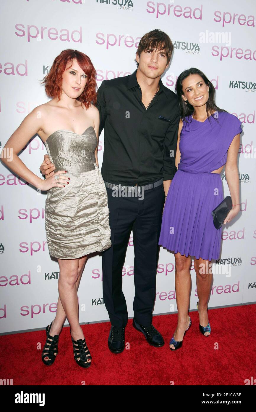 03 August 2009 Hollywood, California Actors Rumer Willis, Ashton