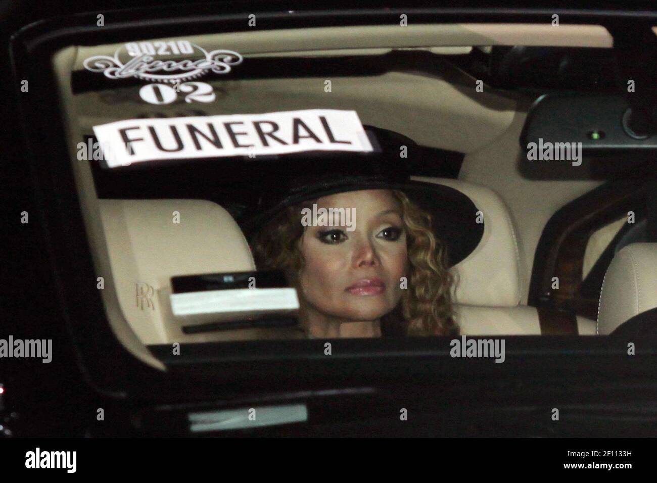 03 August 2009 Glendale, California Latoya Jackson arrives to Forest