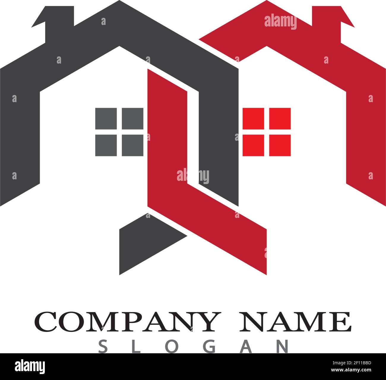 Property Logo Template vector icon illustration design Stock Vector ...