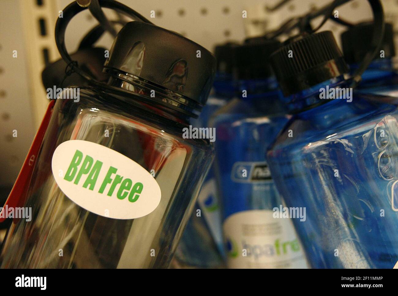 18 November 2009 - Commack, NY - BPA-Free bottles sit on sale at a ...