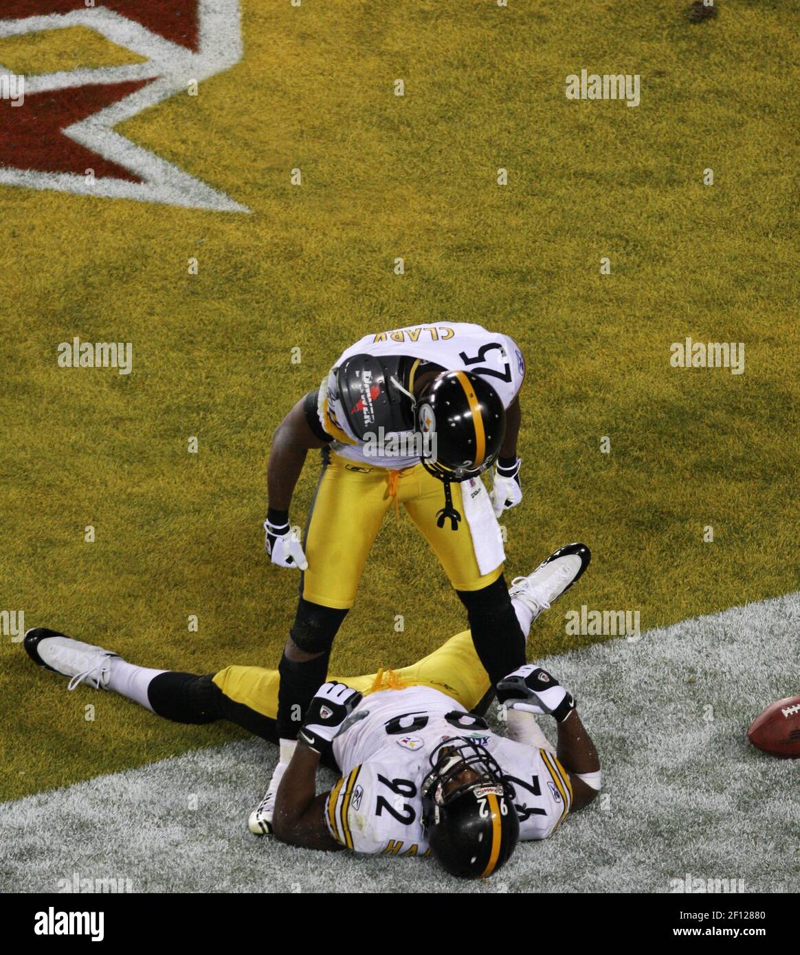 Pittsburgh's James Harrison is too exhausted to celebrate as