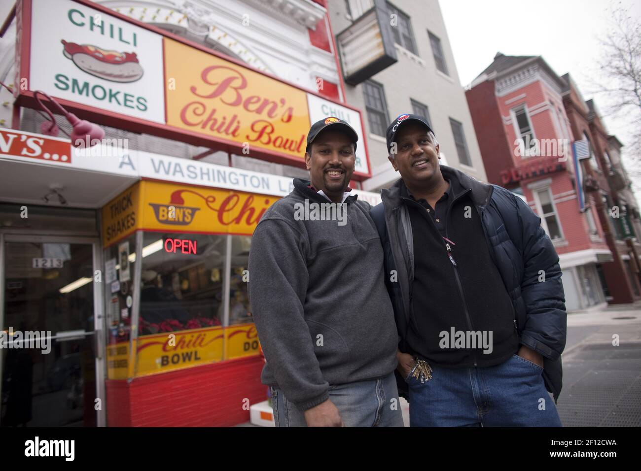 Kamal and Nizam Ali, proprietors of Ben's Chili Bowl, the iconic diner