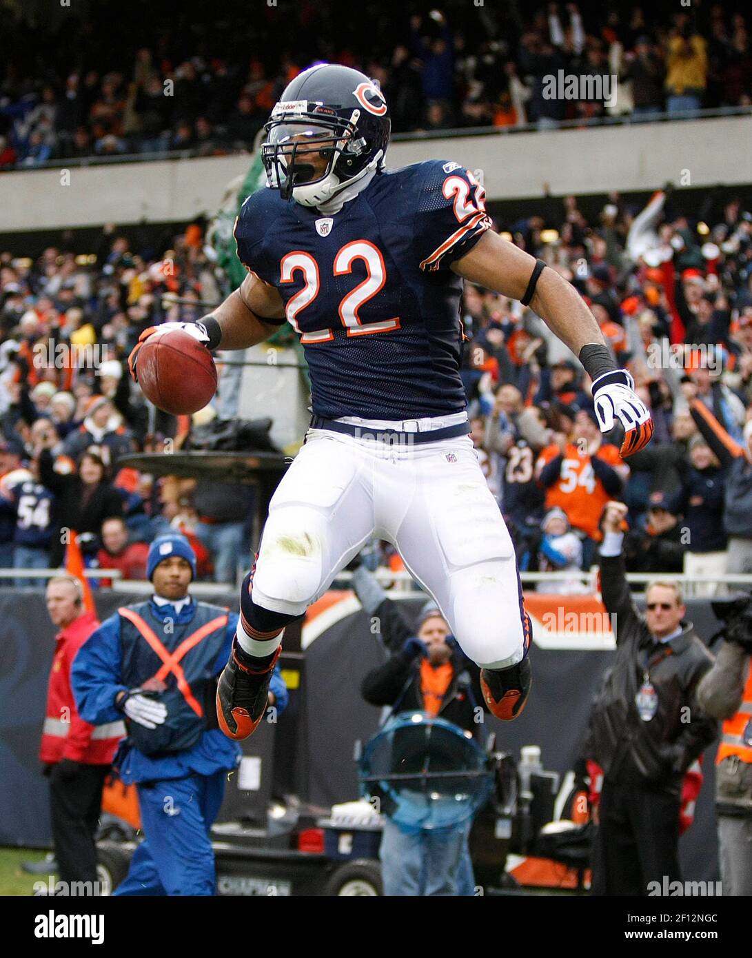 Chicago Bears Matt Forte reacts after scoring against the Tennessee ...
