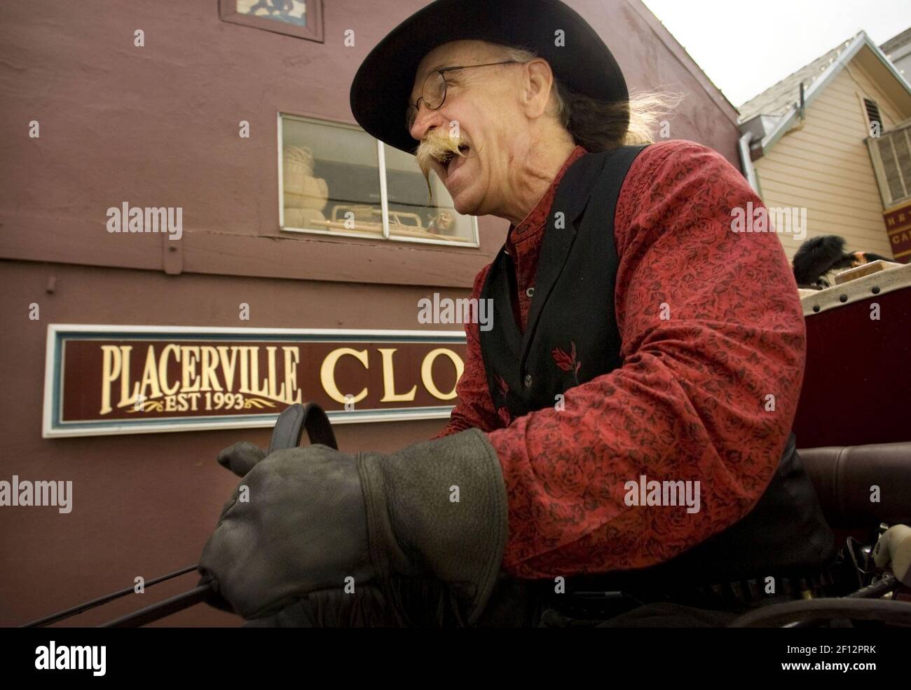 Davey Doc Wiser, of Pollock Pines, yeehaws has he gives people a free