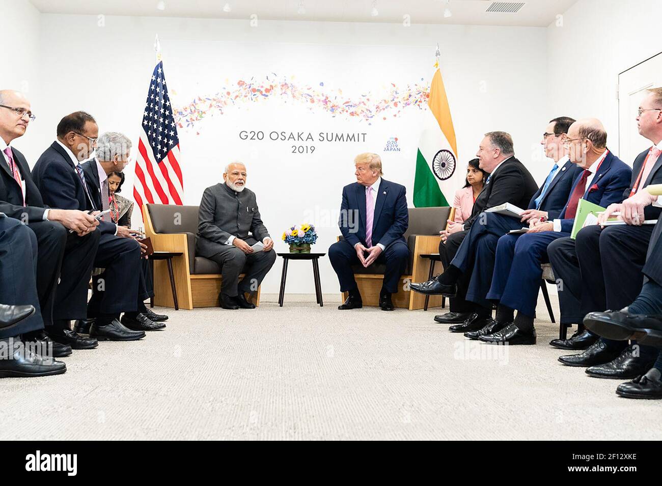 President Donald Trump Participates In A Bilateral Meeting With The President Donald Trump Participates In A Bilateral Meeting With The