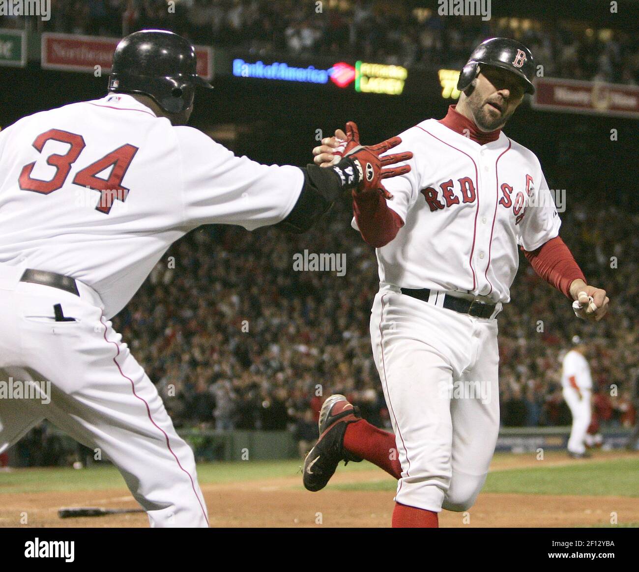 Boston Red Sox's Jason Varitek watches his walk-off two-run homer clear the  fence in right to beat the Oakland Athletics, 6-5, in the ninth inning at  Fenway Park in Boston, Wednesday, May