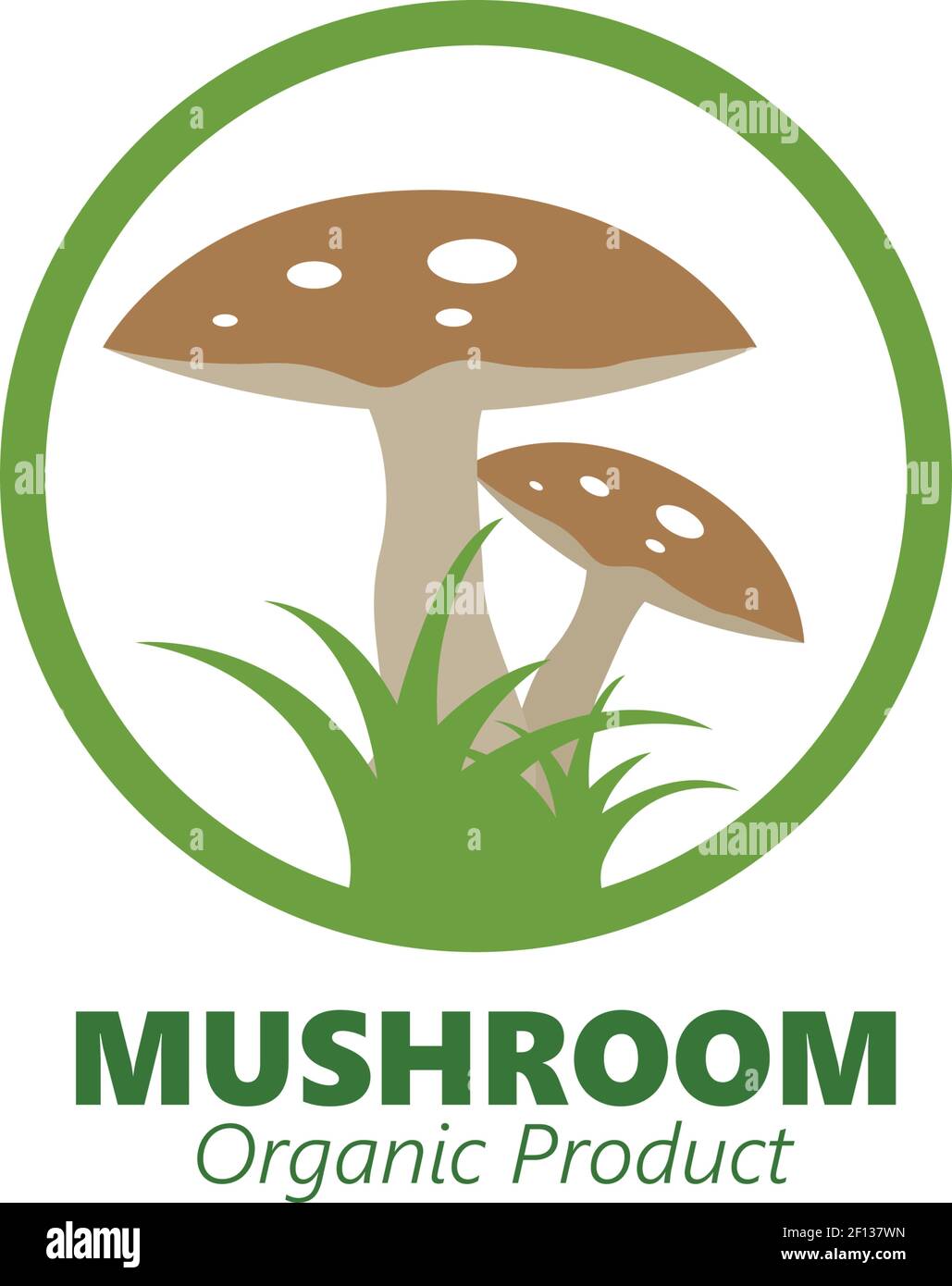 mushroom vector illustration icon design template Stock Vector