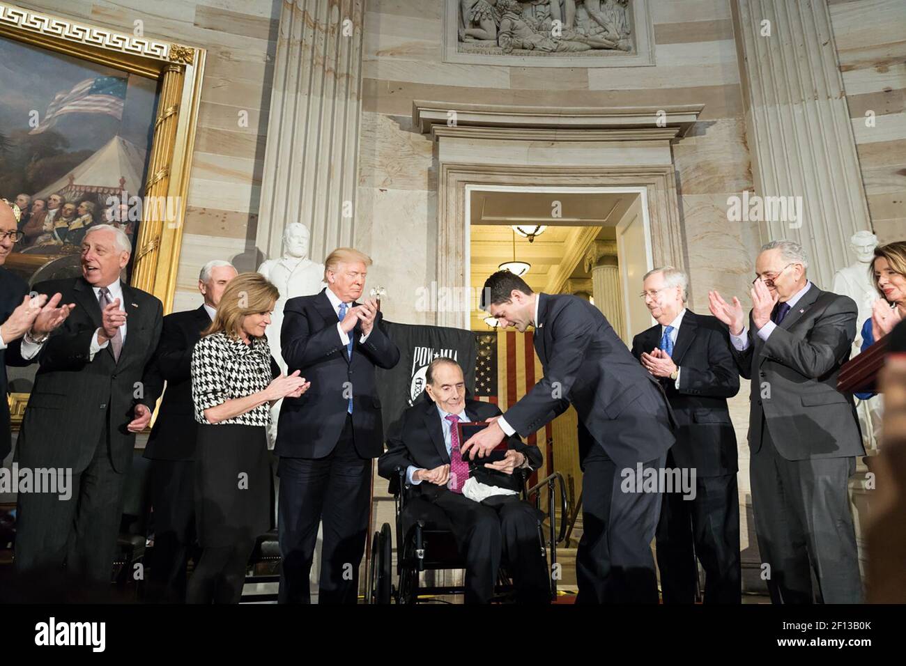 Congressional Gold Medal recipient Senator Bob Dole | January 17 2018 Stock Photo