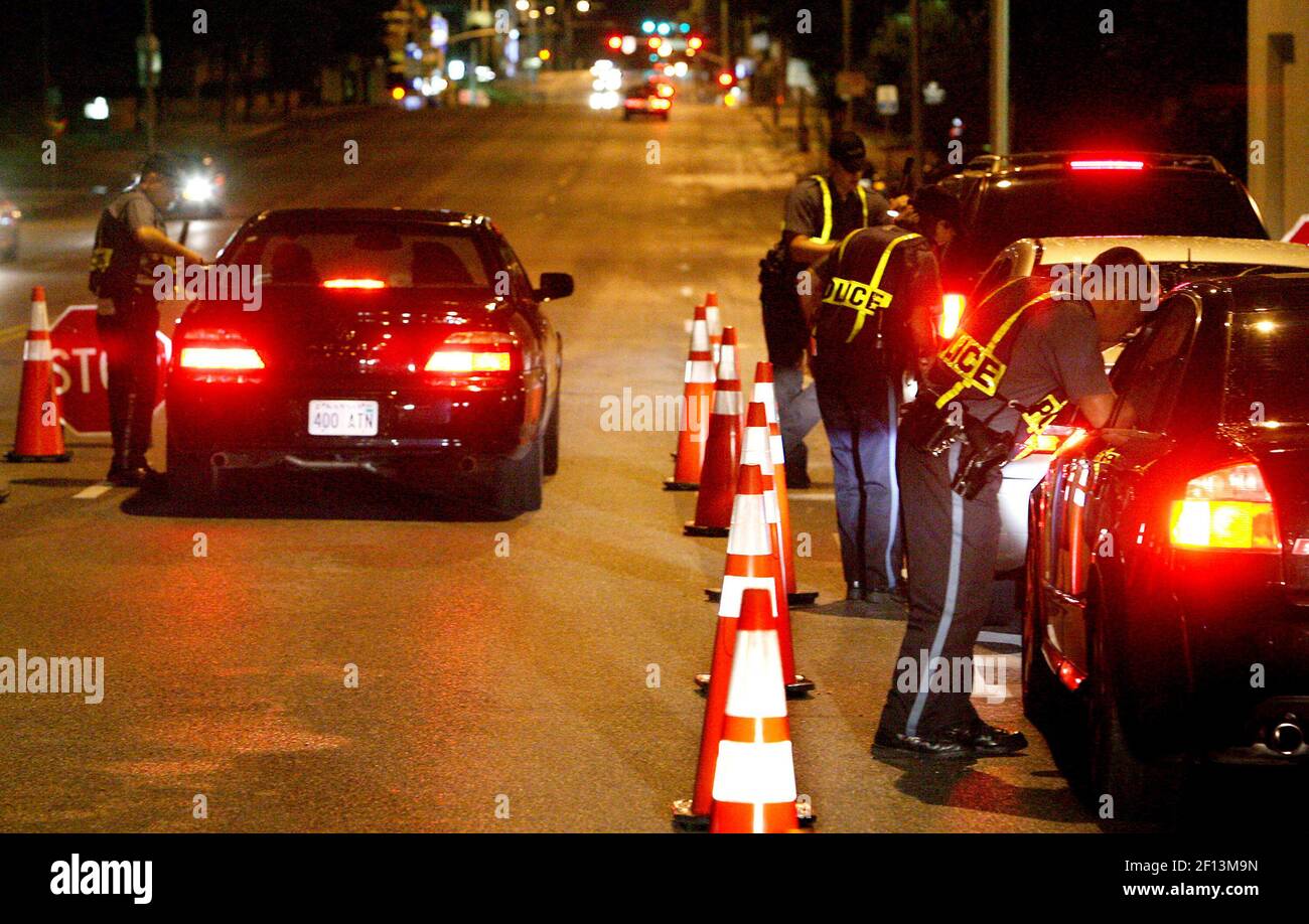 Members of the Kansas City Police Department conducted a sobriety