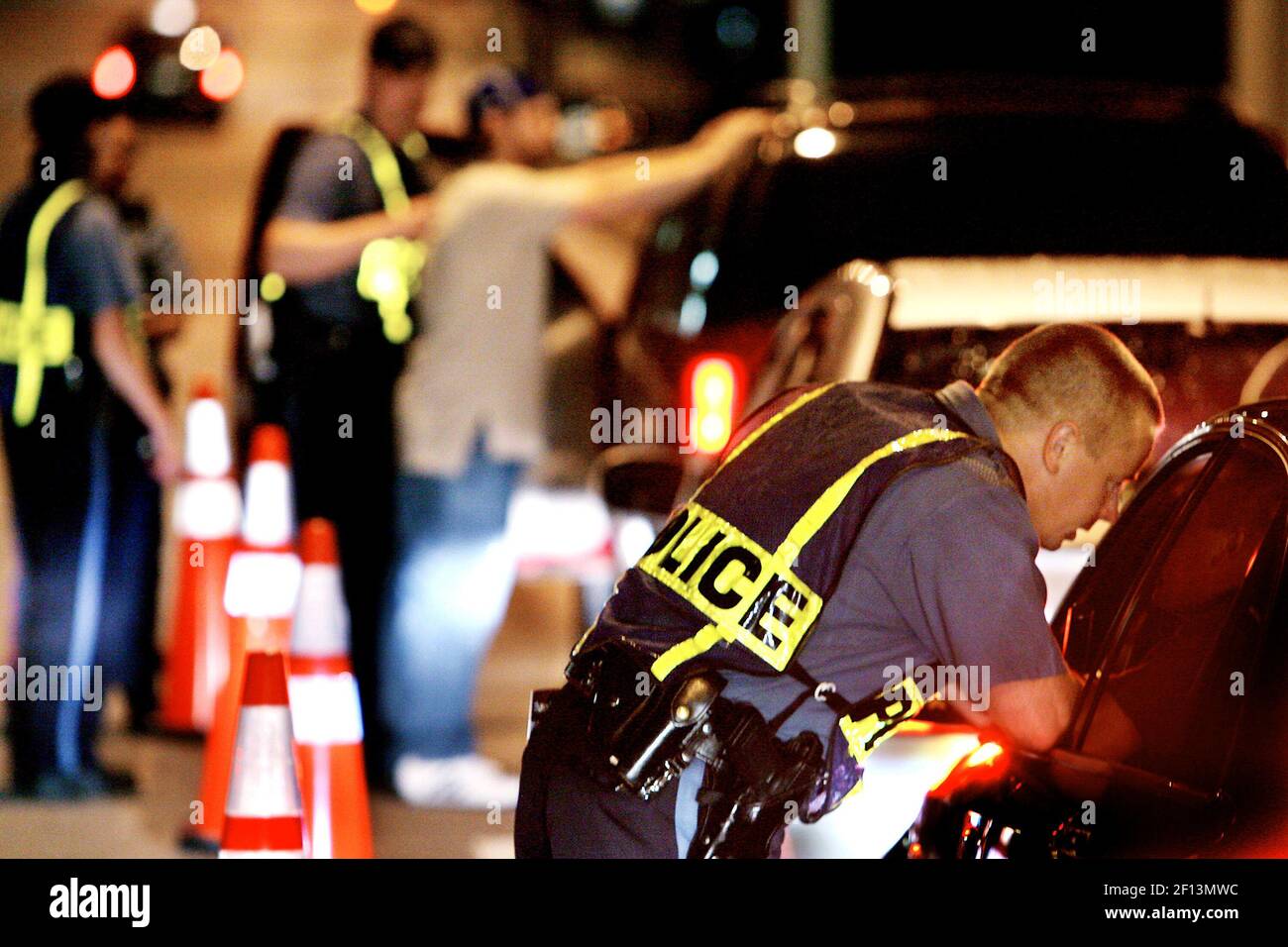 Members of the Kansas City Police Department conducted a sobriety