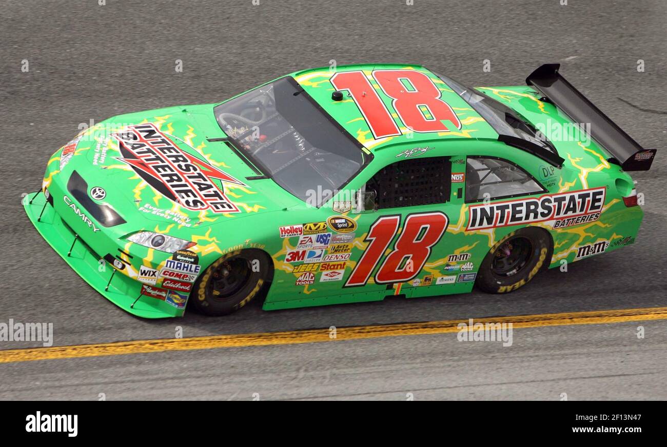 DAYTONA, FL - AUGUST 28: Kyle Busch (#18 Joe Gibbs Racing