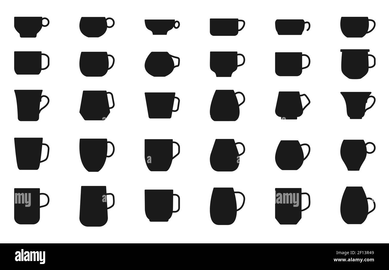 Premium Vector  Glyph hot tea cup or coffee icon black silhouette template  mug drink with steam element logo emblem