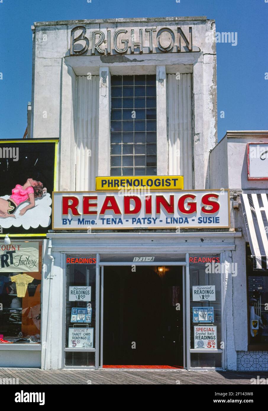 Brighton Theater The Boardwalk Atlantic City New Jersey ca. 1978