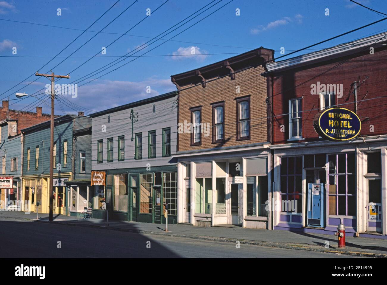 1970s United States Front Street Deposit New York ca. 1977 Stock