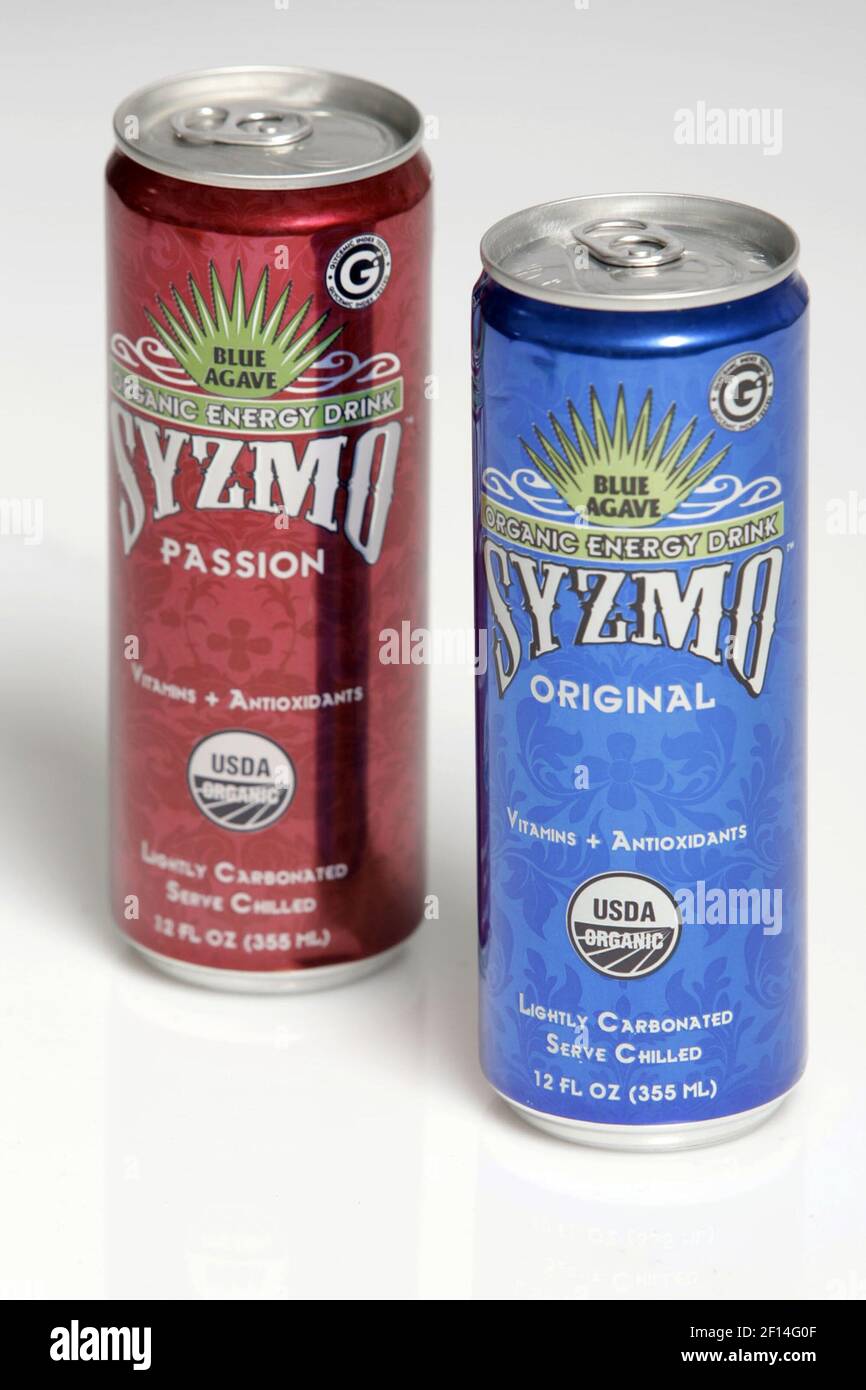 Syzmo carbonated organic energy drink provides high amounts of caffeine