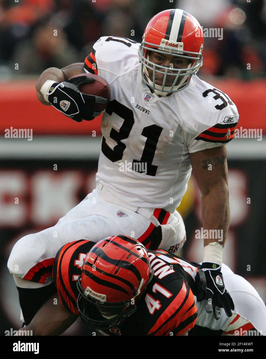 Cincinnati Bengals - Cincinnati Bengals safety Chinedum Ndukwe #41