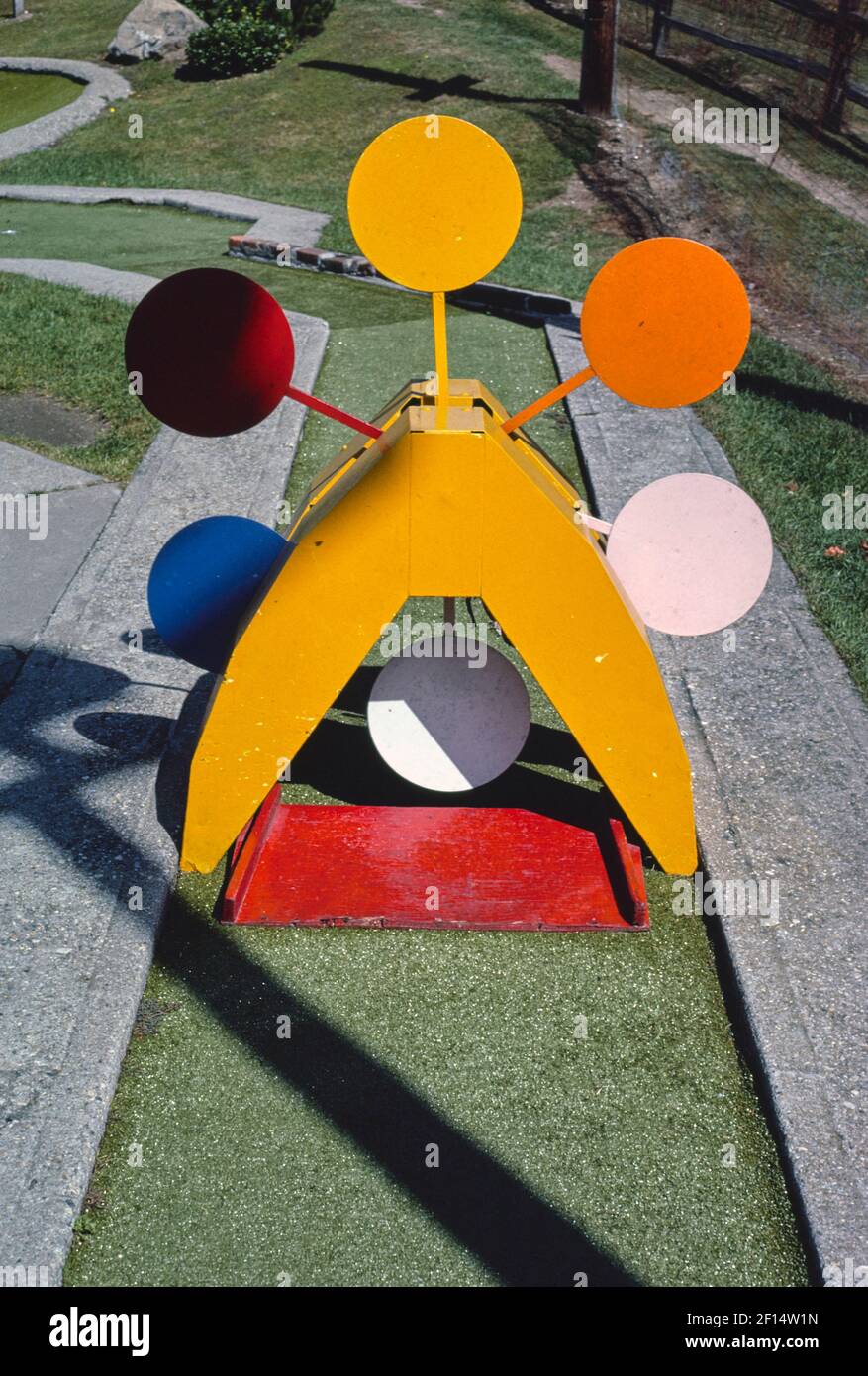 Hole detail Baker's mini golf Route 7 Lanesborough