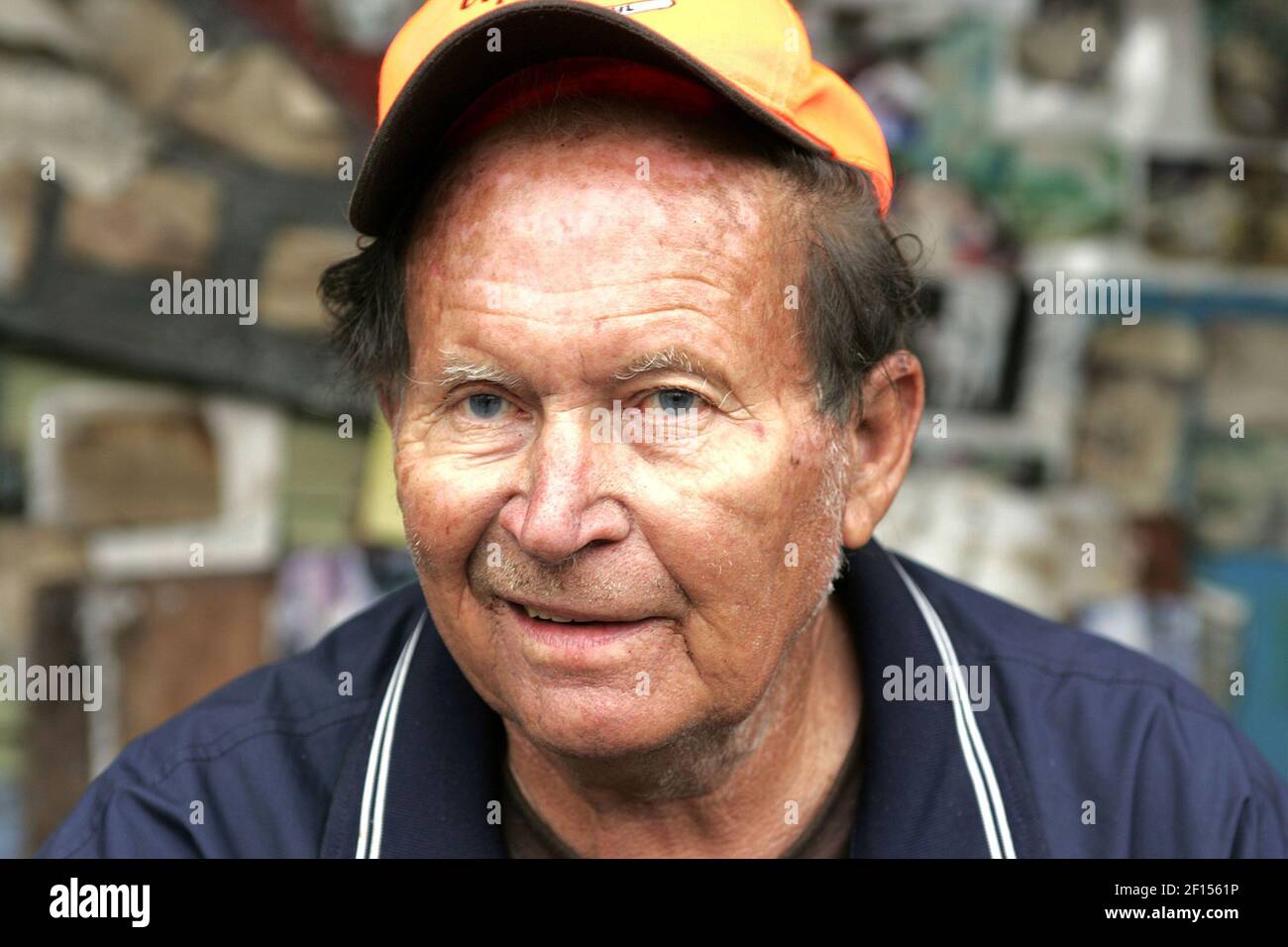 Folk Artist Clyde Jones Pictured August 14 2007 Has Made A Name For folk-artist-clyde-jones-pictured-august-14-2007-has-made-a-name-for