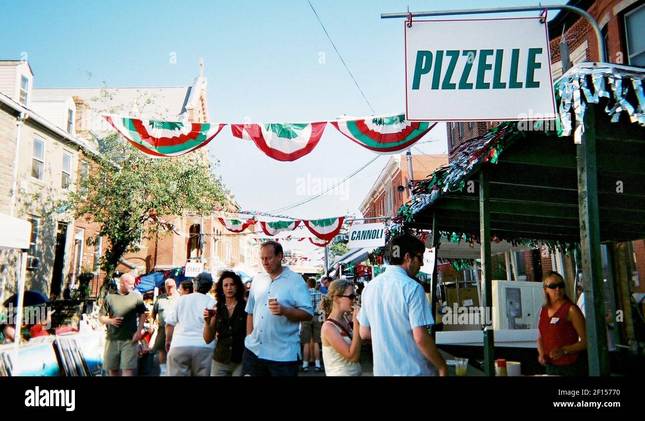 Little Italy celebrates the Feast of St. Anthony in Baltimore, Maryland