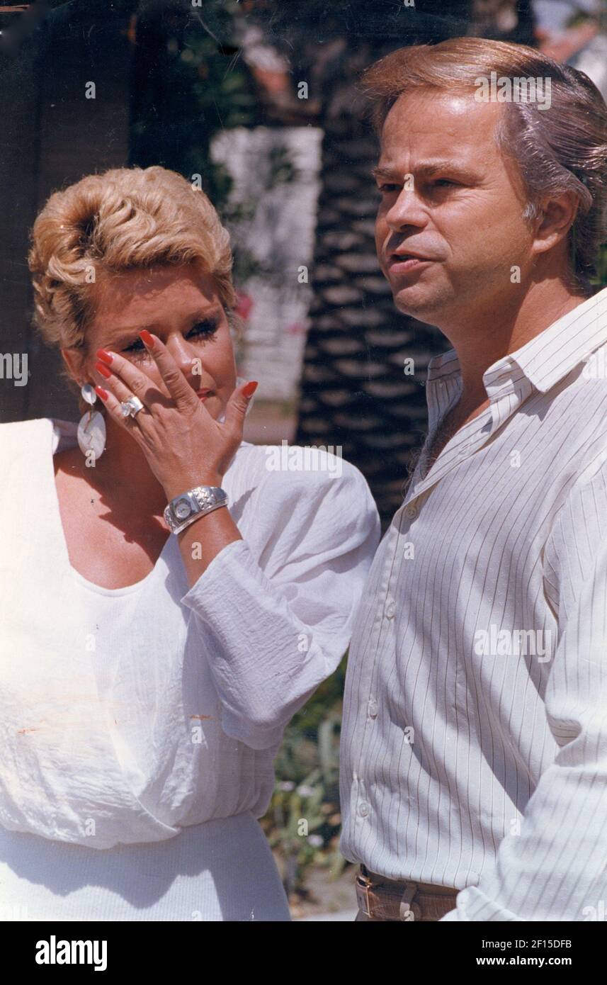In this file photo from 1988, Tammy Faye Messner and former husband Jim