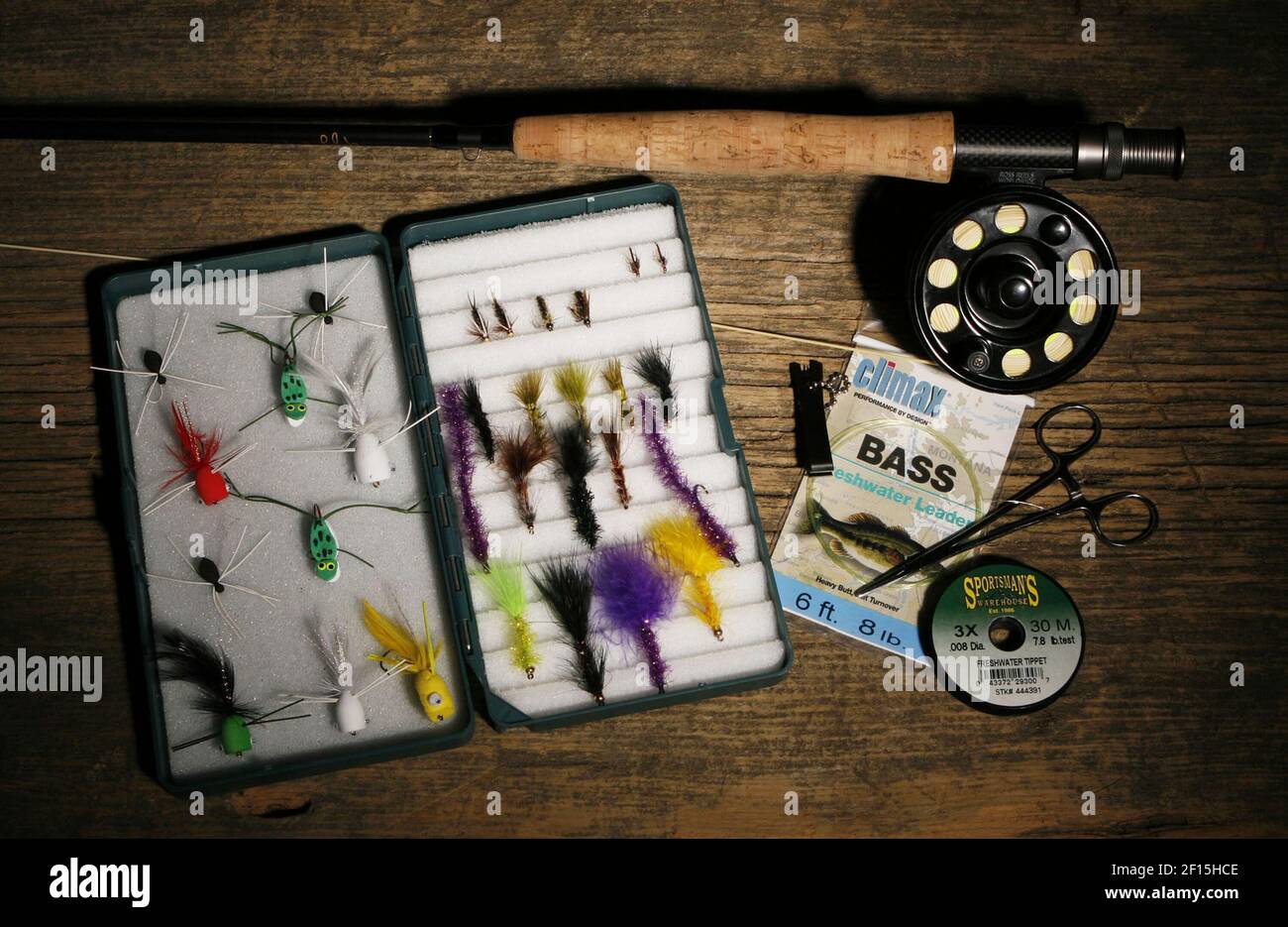 A complete flyfishing outfit can cost less than a fancy bass rod. (Photo by Jeff Tuttle/Wichita