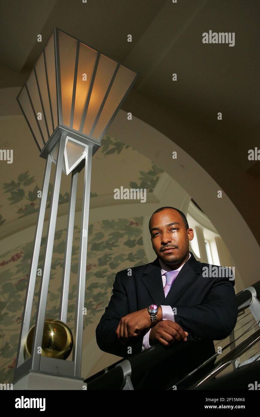 Adonis Rose, founder and CEO of the Fort Worth Jazz Orchestra, poses