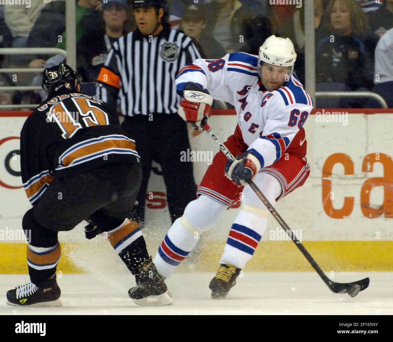 The New York Rangers Jaromir Jagr (68 