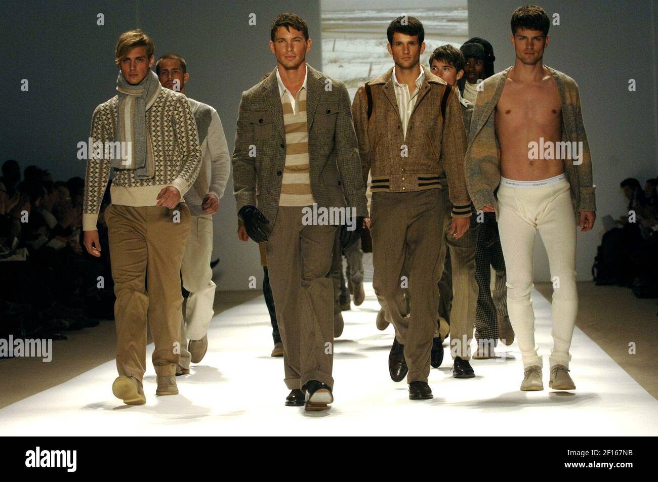 male fashion runway models