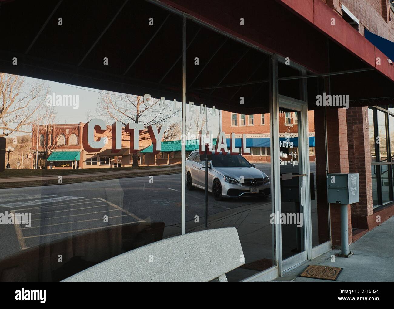 Downtown Galena, Missouri, inspired by the style of Edward Hooper Stock