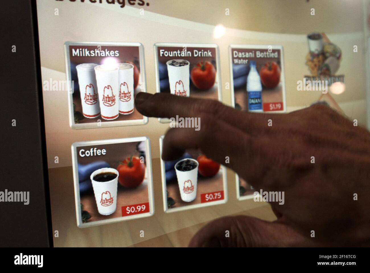 Selfserving kiosks Order M8 was availble to try a at the FS/TEC2005, a three day restaurant