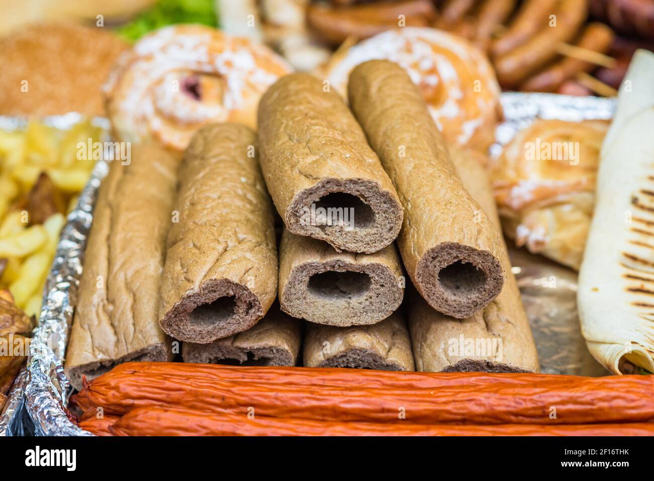 Hot Dog Buns Stock Photo Alamy