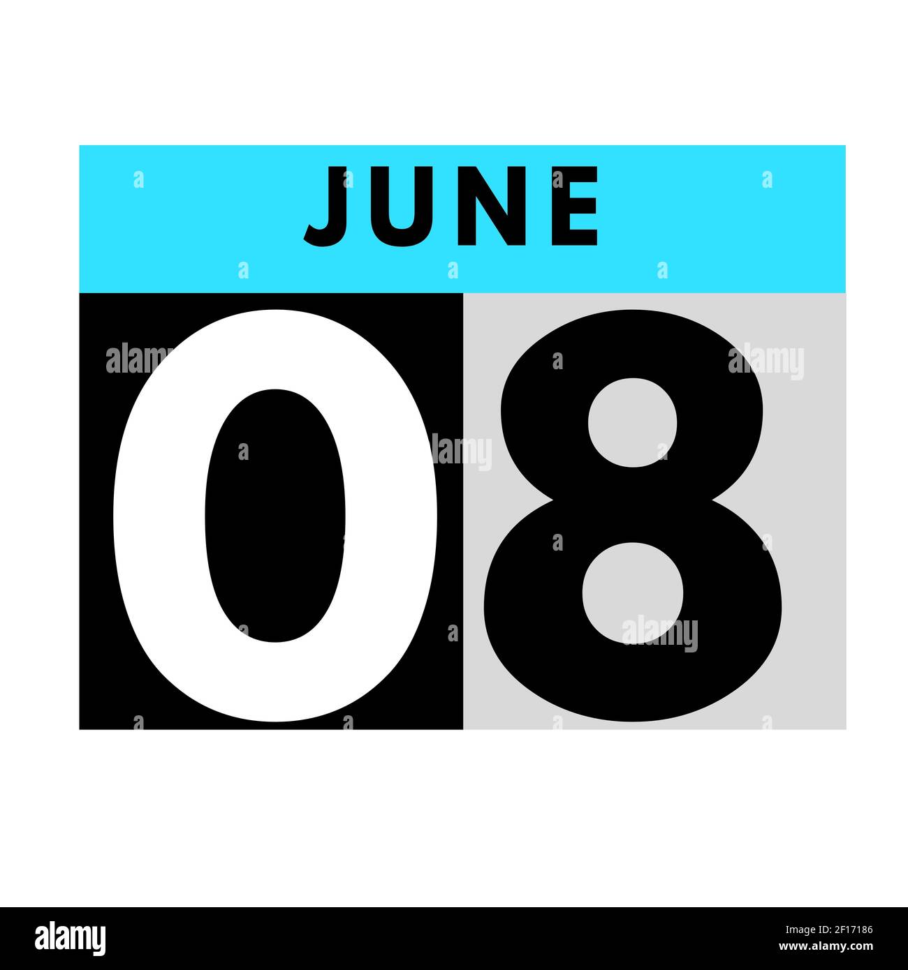 june-8-flat-daily-calendar-icon-date-day-month-calendar-for-the
