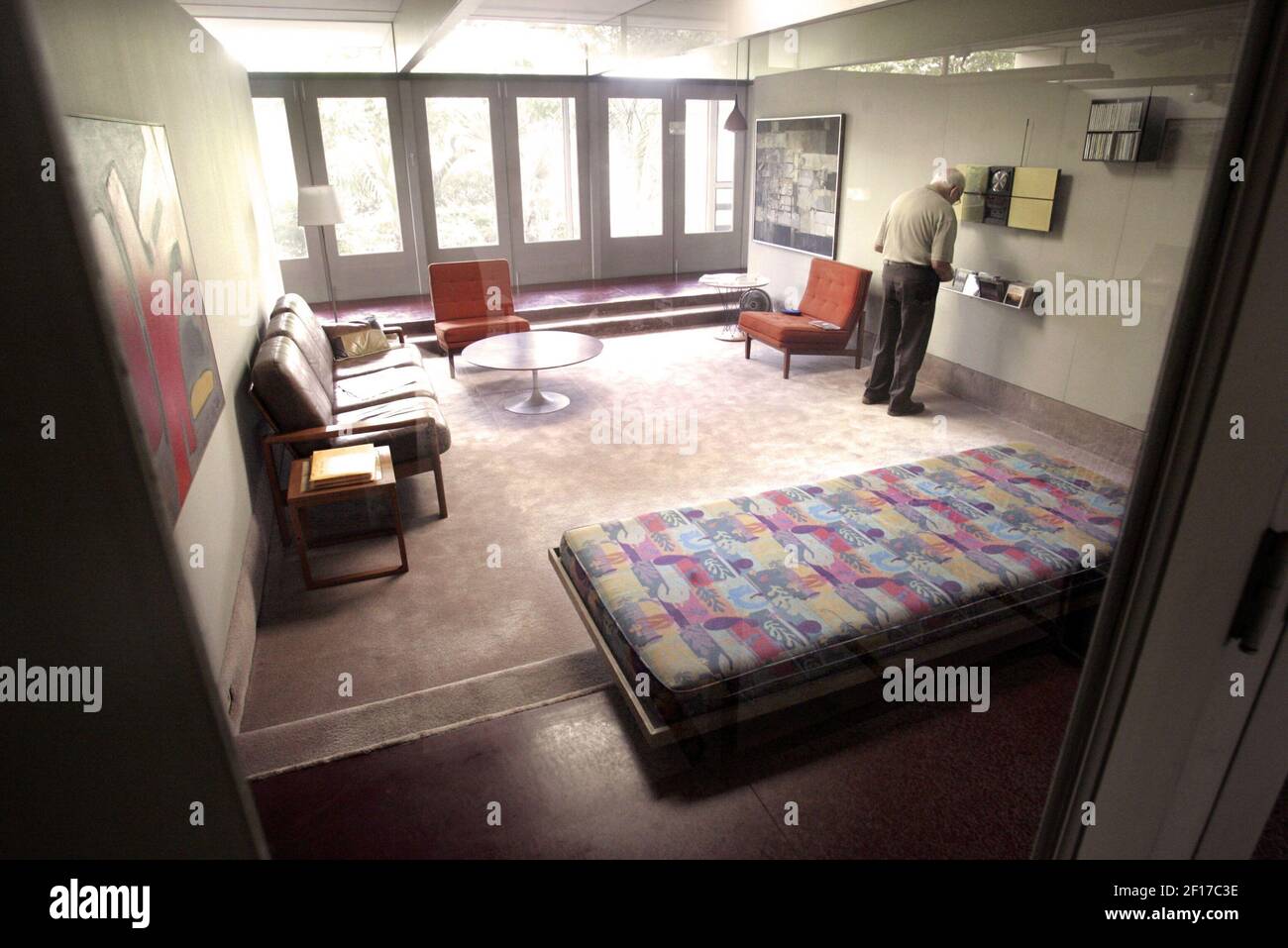 James String appears in the living room of his home in Hollywood ...