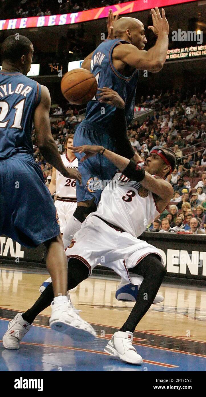 Philadelphia 76ers guard Allen Iverson 