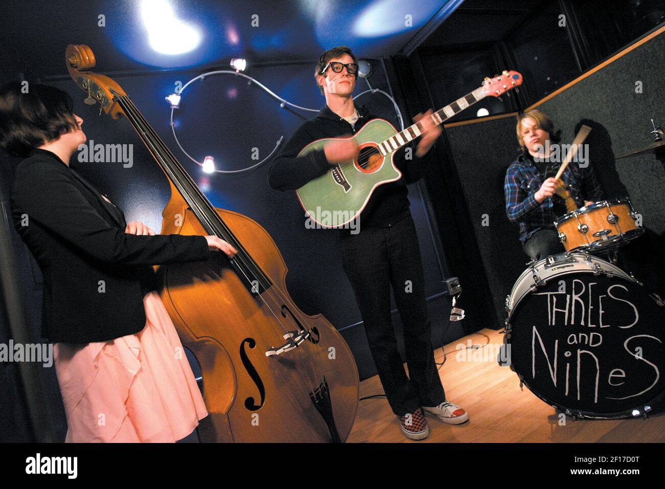 Threes and Nines band members from left, Tasha Brittain on bass, Jake