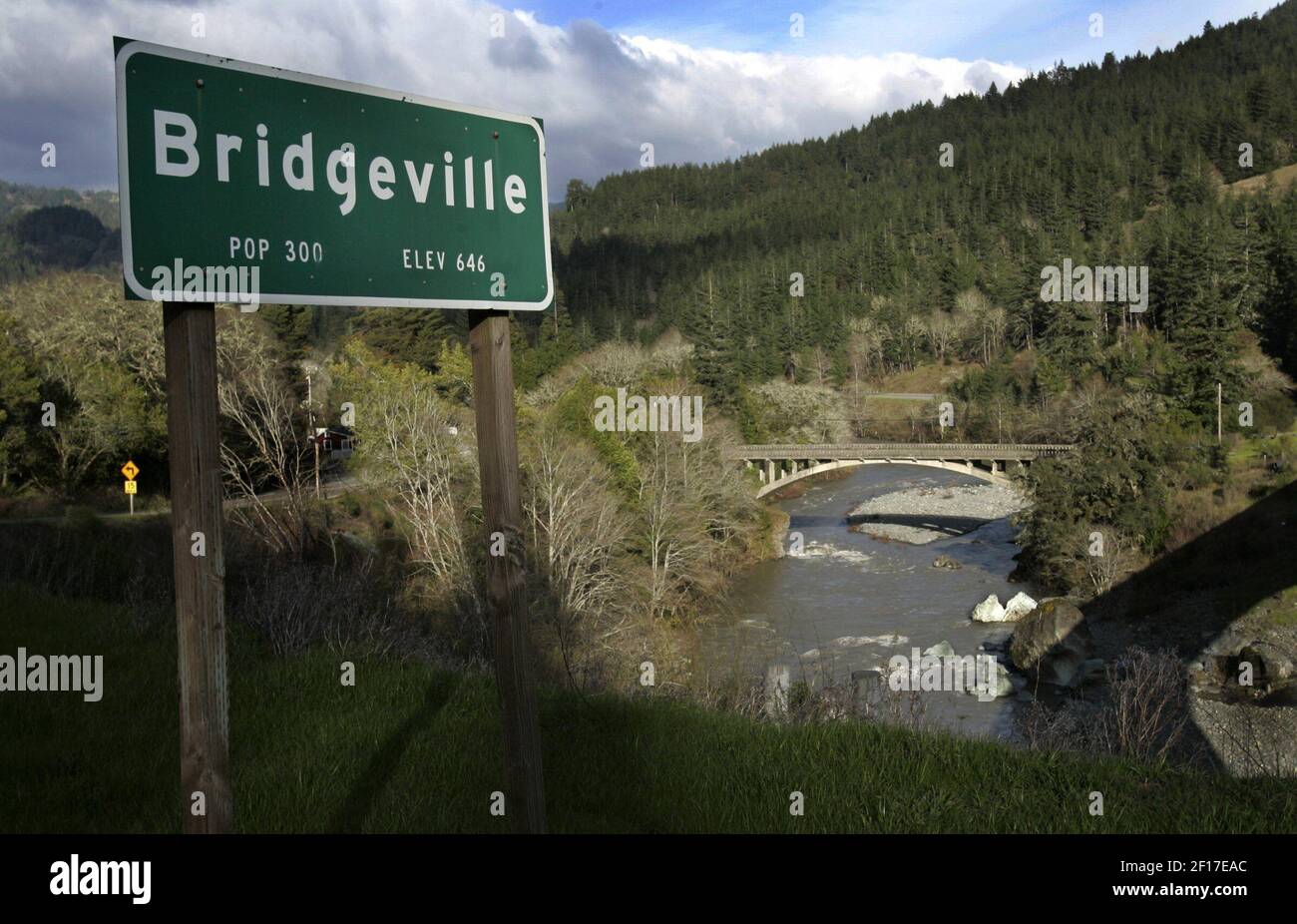 Bruce Krall is selling his town, Bridgeville, California. The old