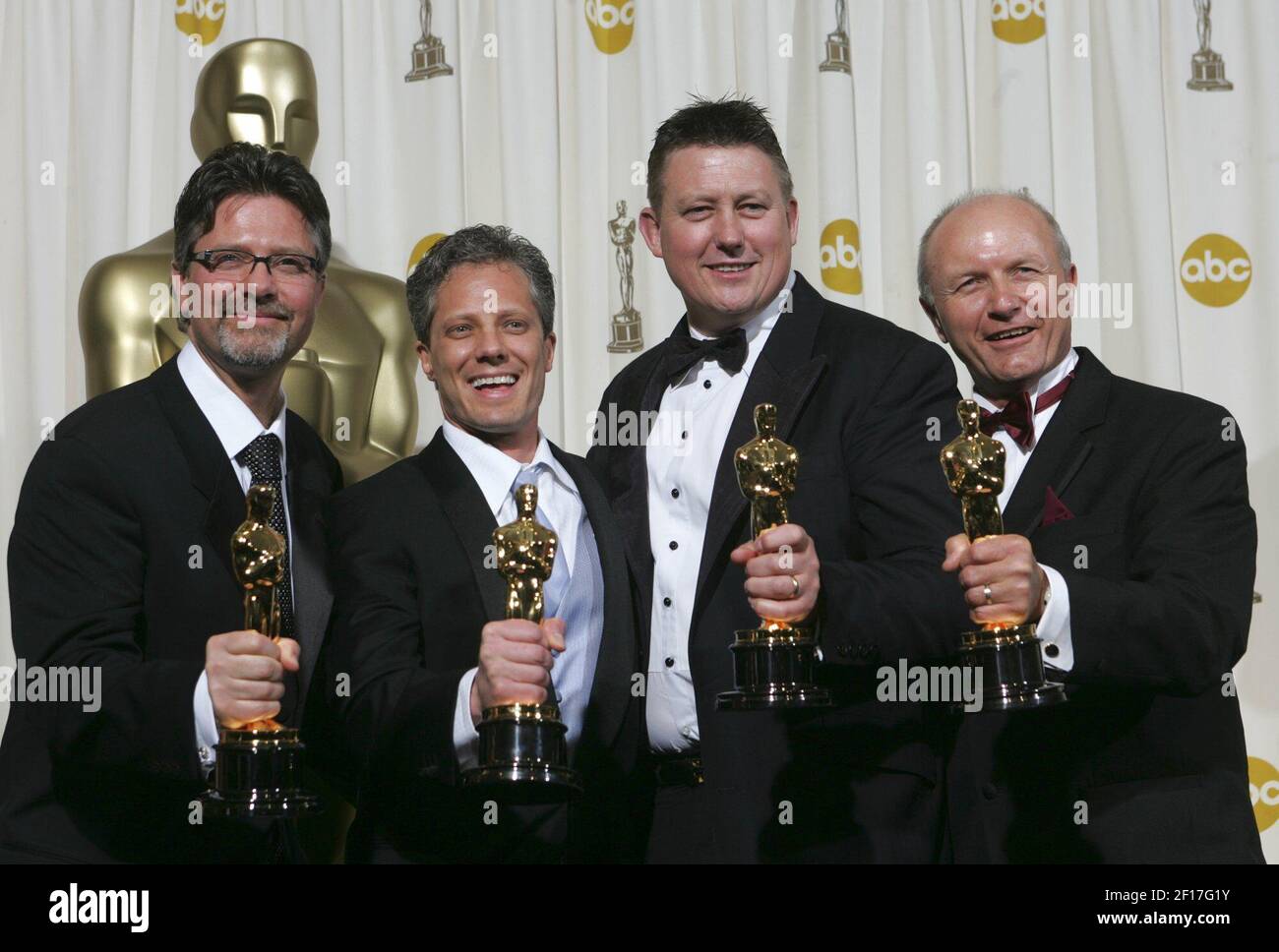 (Left to right) Christopher Boyes, Michael Semanick, Michael Hedges and