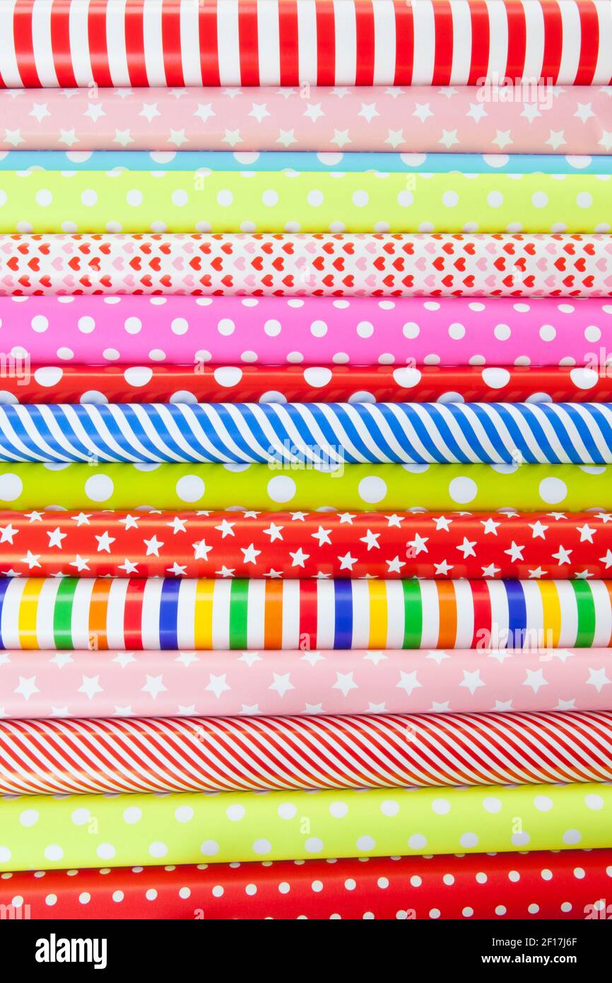 Colorful Rolls Of Wrapping Paper Stock Photo Alamy colorful-rolls-of-wrapping-paper-stock-photo-alamy