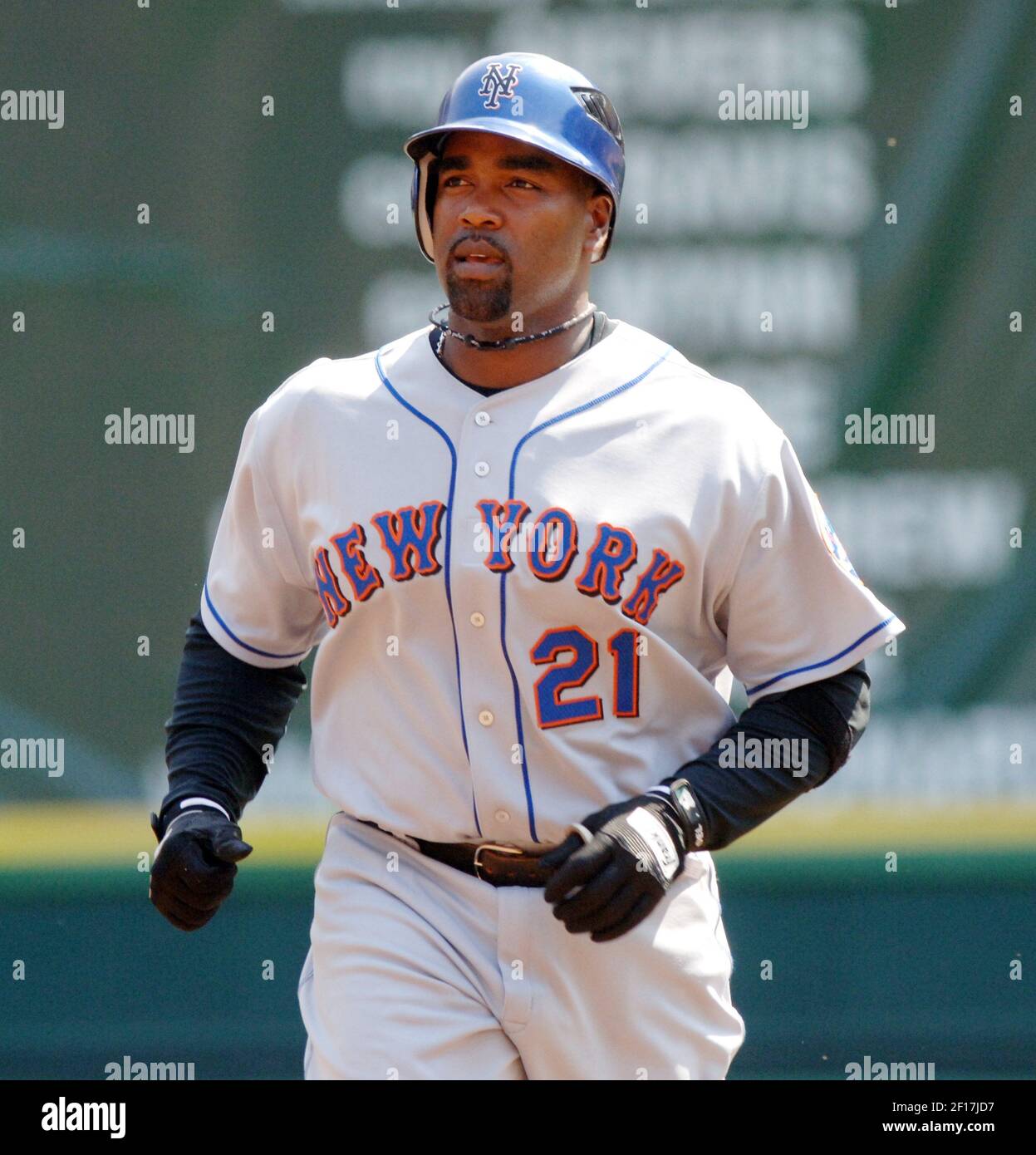 The New York Mets' Carlos Delgado is shown during a game against the  Washinton Nationals at RFK Stadium in Washington, DC, on Thursday, April  13, 2006. (Photo by George Bridges/KRT Stock Photo 