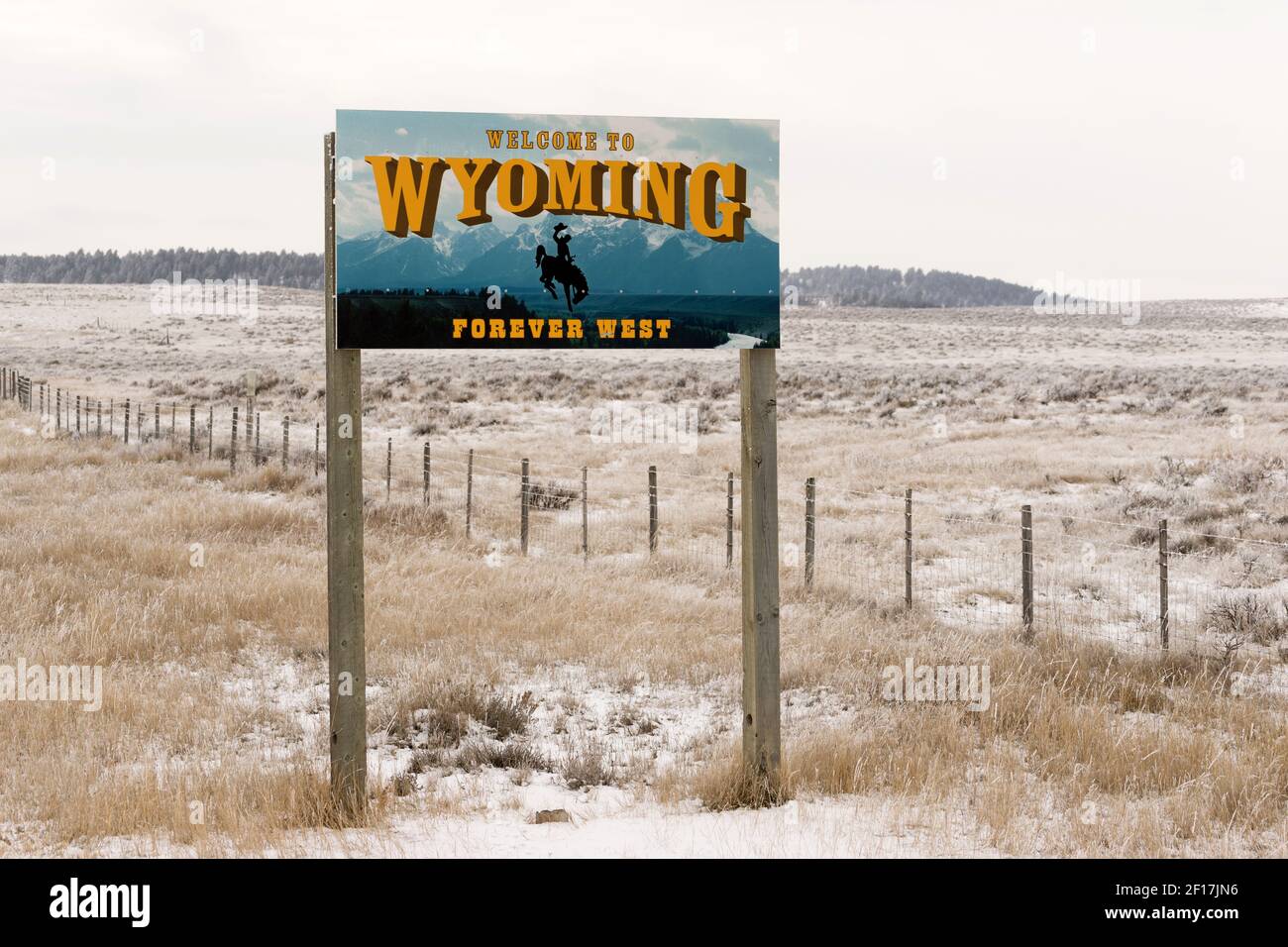 Wyoming State Sign High Resolution Stock Photography and Images Alamy