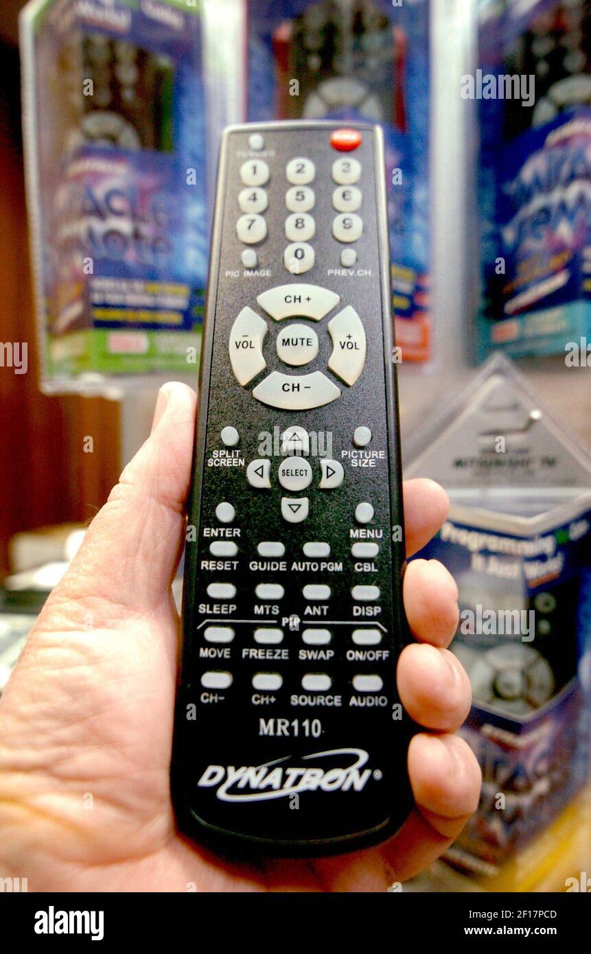 The Miracle Remote, is a universal TV remote control, that doesn't need